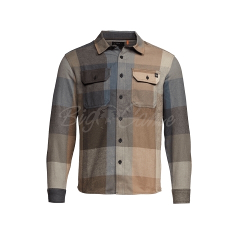 Рубашка SITKA Hardwood Hvy Wt Flannel цвет Buckskin Fall Plaid фото 1
