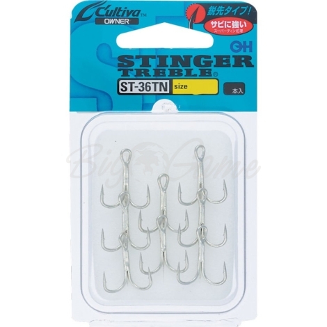 Крючок тройной OWNER ST-36TN (8 шт.) № 5 фото 1