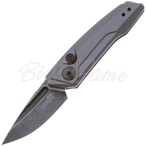 Нож складной автоматический KERSHAW Launch 9 сталь CPM 154 рукоять 6061 T-6 Алюминий цв. Серый фото 1