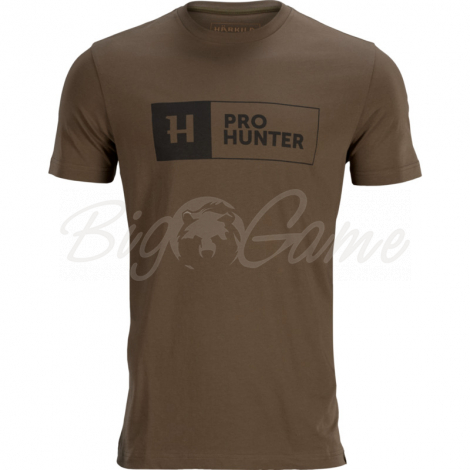 Футболка HARKILA Pro Hunter S/S цвет Slate brown фото 1