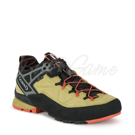 Кроссовки горные AKU Rock DFS II GTX цвет Olive / Dark Orange фото 1
