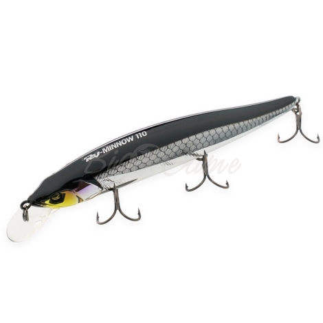 Воблер JACKALL RV-Minnow 110 SP цв. rv silver фото 1