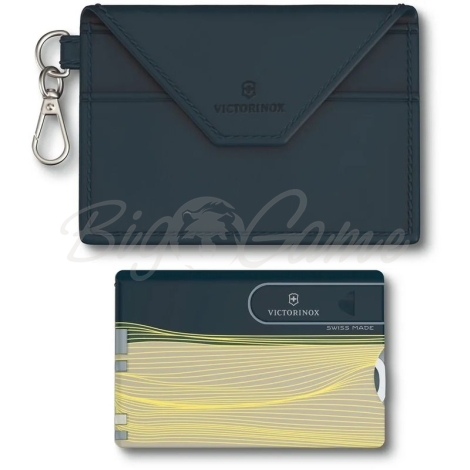 Швейцарская карточка VICTORINOX Swiss Card Classic New York Style 9 функций цв. Серый (в подарочной уп.) фото 1