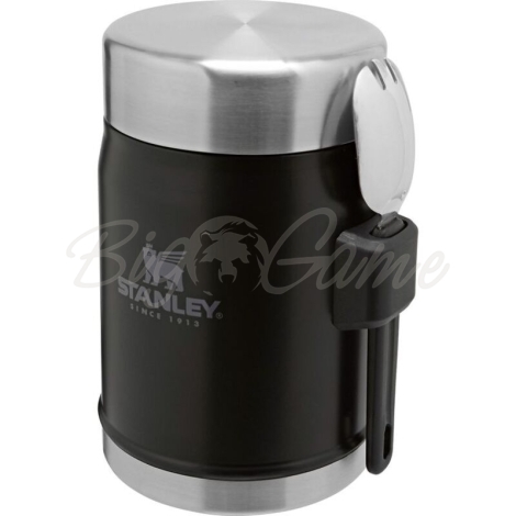 Термос для еды STANLEY Classic 0,4 л (тепло 7 ч/ холод 7 ч) цвет чёрный фото 2