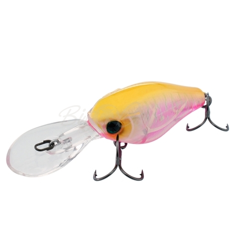 Воблер JACKALL Diving Chubby 41 мм цв. clear chartreuse tiger фото 1