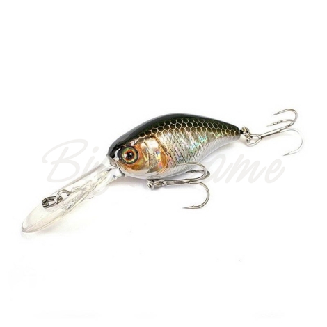 Воблер JACKALL DD Chubby 38F цв. hl silver & black фото 2