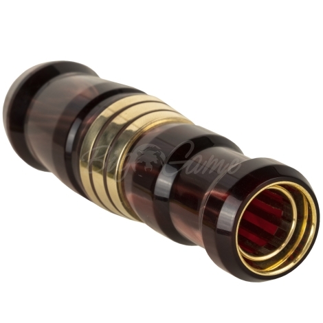 Манок на белолобого гуся D.E.D CUSTOM CALLS Зов вдовы Call of widow Short barrel (делрин) цв. Бордовый перламутр фото 5