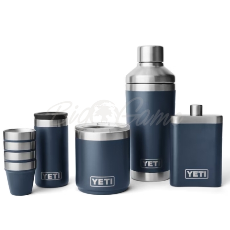 Набор рюмок YETI Shot Glasses & Case цв. Navy фото 2