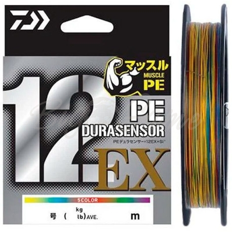 Плетенка DAIWA UVF PE Dura Sensor X12 EX +Si3 300 м цв. многоцветный #5 фото 1