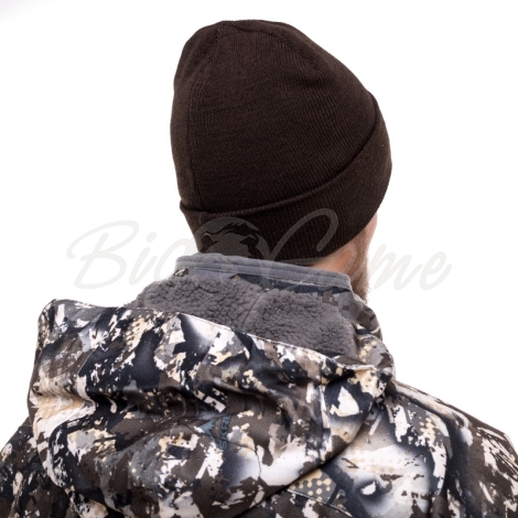 Шапка SKRE Ontario Cuffed Beanie цвет Коричневый фото 3