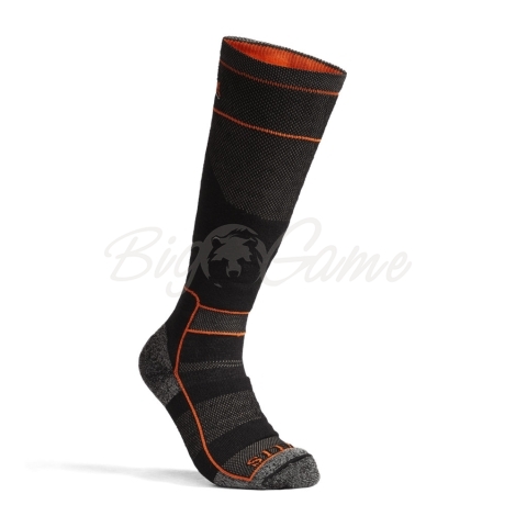 Носки SITKA Hvy Wt OTC Sock цвет Black фото 1