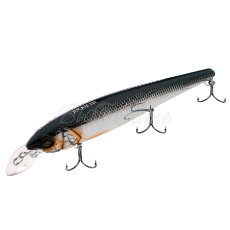 Воблер JACKALL Jockie 120 цв. hl silver & black фото 1