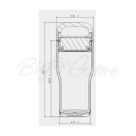 Термокружка BOBBER Tumbler 0,47 л цвет Ginger Tonic (имбирный тоник) фото 3