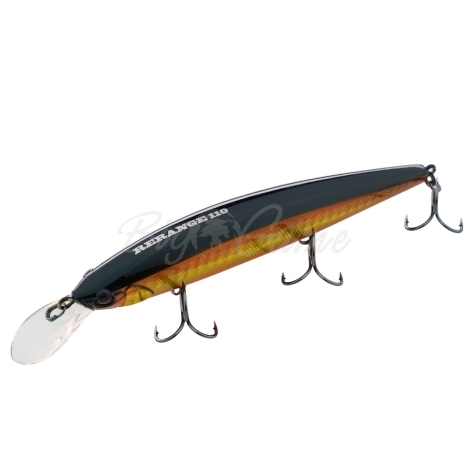 Воблер JACKALL Rerange 110SP MR цв. double clutch gold & black фото 1