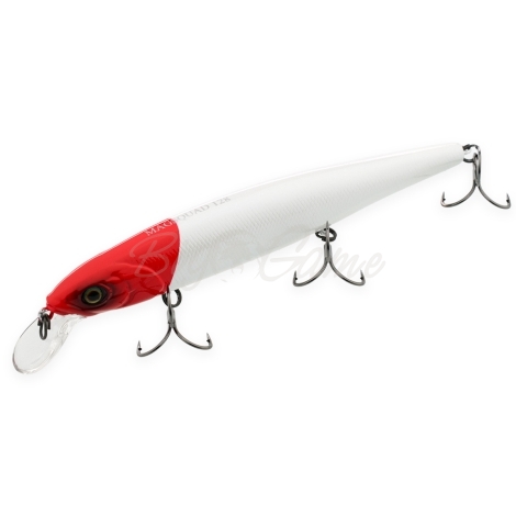 Воблер JACKALL Mag Squad 128 SP цв. pearl red head фото 1