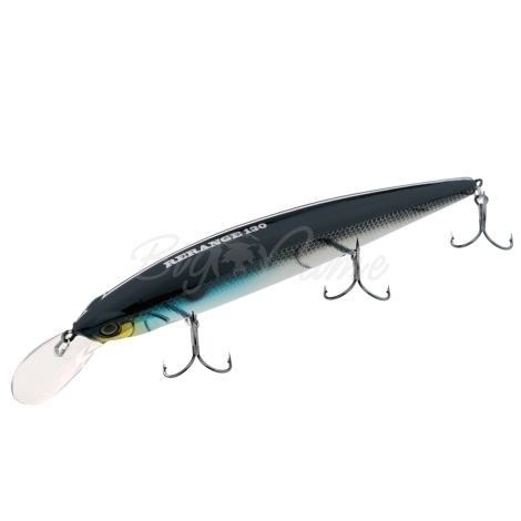 Воблер JACKALL Rerange 130 MR цв. hl bora silver & black фото 1