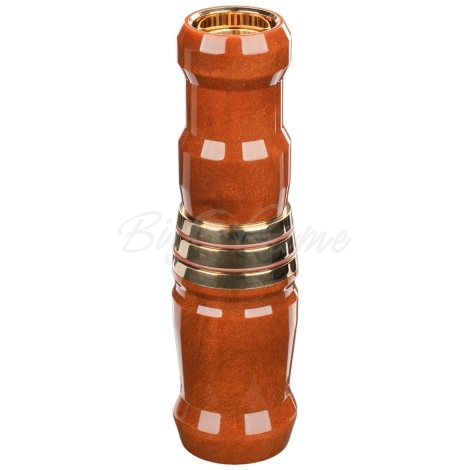 Манок на белолобого гуся D.E.D CUSTOM CALLS Зов вдовы Call of widow Short barrel (делрин) цв. Карамельный фото 5