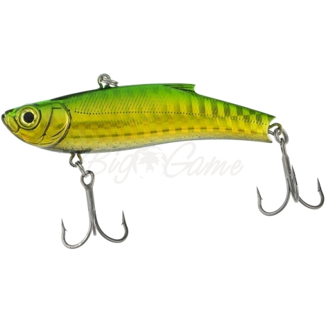 Воблер BASSDAY Lure (Salt) Range Vib 70ES цв. Hh155 Height Holo Gold Green Bb фото 2