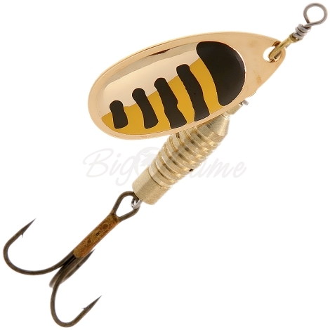 Блесна вращающаяся NORSTREAM Silta Spinner № 0 2 г цв. gold black / yellow (GYM) фото 1