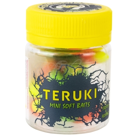 Личинка TERUKI Bro 3,8 см (8 шт.) зап. сыр цв. Green/Orange/Chartreuse фото 3