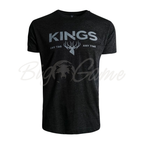 Футболка KING'S Any Tag Any Time Tee цвет Heather Graphite фото 1