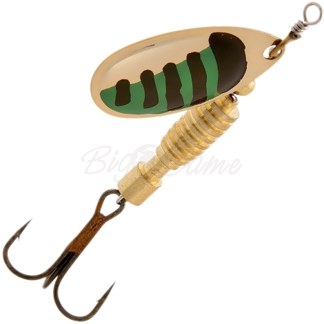 Блесна вращающаяся NORSTREAM Silta Spinner № 0 2 г цв. gold black / green фото 1