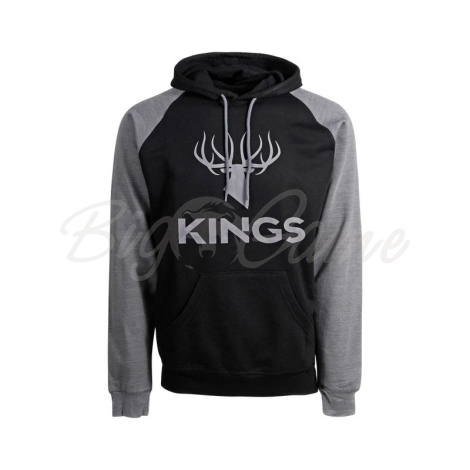 Толстовка KING'S Logo Triblend Fleece Hoodie цвет Black / Grey фото 1