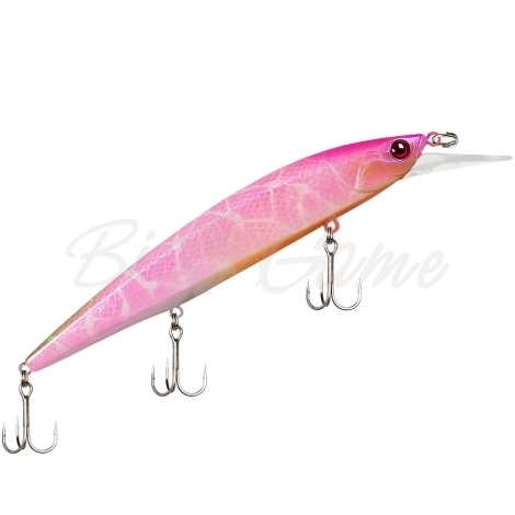 Воблер JACKALL Rerange 130 MR цв. uv secret pink tiger фото 2