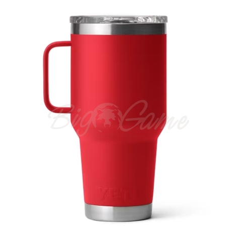 Термокружка YETI Rambler Travel Mug 887 цвет Rescue Red фото 2