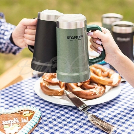 Термостакан STANLEY Big Grip Beer Stein 0,7 л цвет Hammertone Green фото 2
