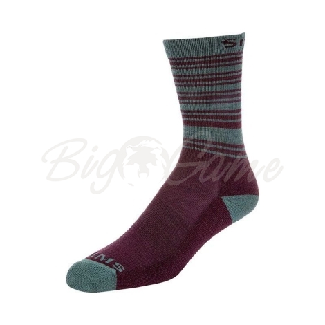 Носки SIMMS Women 's Lightweight Hiker Sock цвет Garnet фото 1