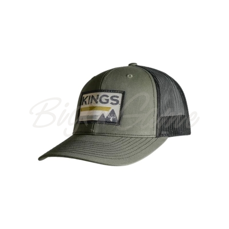 Бейсболка KING'S Latitude Patch Hat цвет Loden / Black фото 1