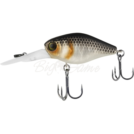 Воблер JACKALL Diving Chubby 41 мм цв. uv mat silver & black фото 2