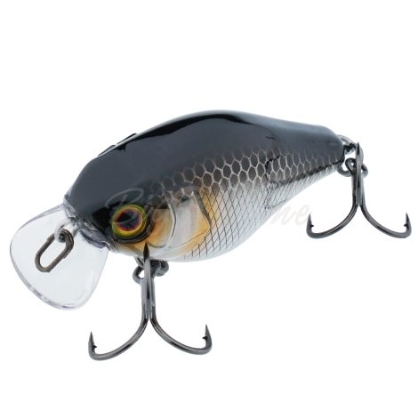 Воблер JACKALL Chubby 41 Silent цв. hl silver & black фото 1