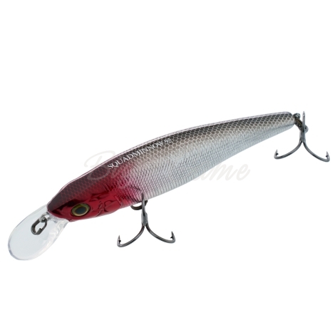 Воблер JACKALL Squad Minnow 95 цв. hl silver red head фото 1