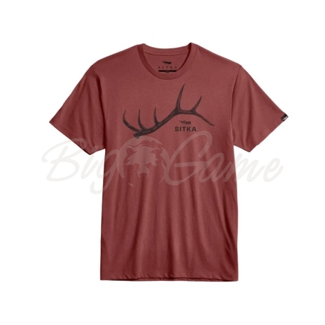 Футболка SITKA Wapiti Tee цвет Redwood фото 1