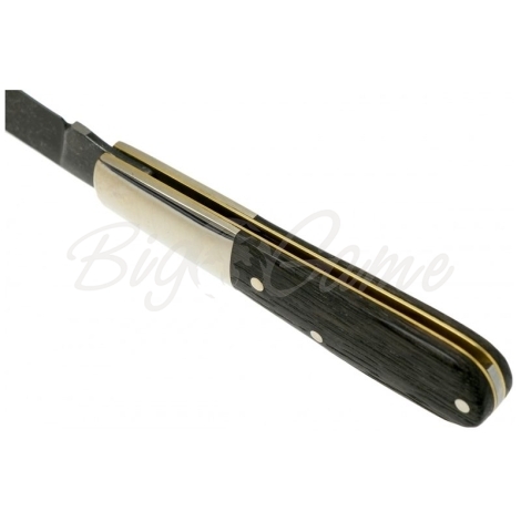 Нож складной полуавтоматический BOKER Barlow Oak Tree сталь 440C рукоять Мореный дуб цв. Черный фото 3
