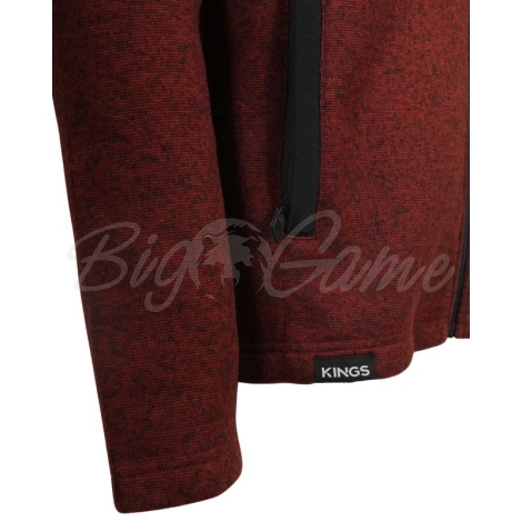 Толстовка KING'S Lifestyle Full Zip Sweater цвет Heather Brick фото 4