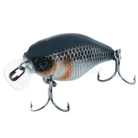 Воблер JACKALL Chubby 38F цв. uv mat silver & black фото 1
