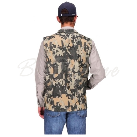 Жилет SIMMS Rogue Fleece Vest цвет Hex Flo Camo Timber фото 2