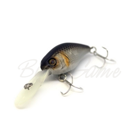 Воблер JACKALL DD Chubby 38F цв. uv mat silver & black фото 2
