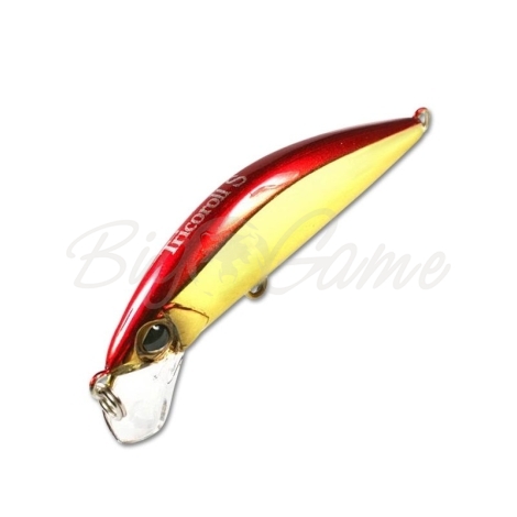 Воблер JACKALL TIMON Tricoroll 47S цв. haku red & gold фото 2