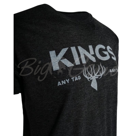 Футболка KING'S Any Tag Any Time Tee цвет Heather Graphite фото 3