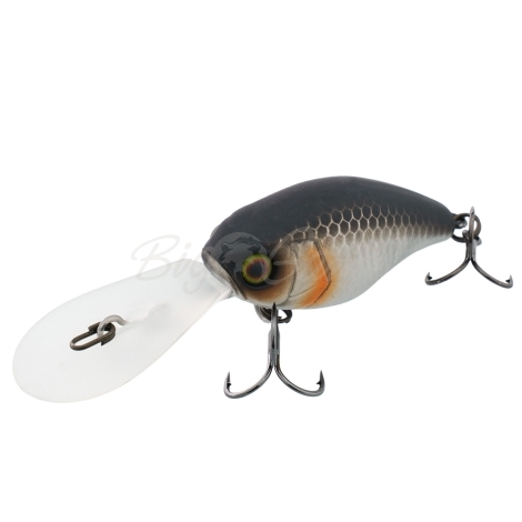 Воблер JACKALL DD Chubby 38F цв. uv mat silver & black фото 1