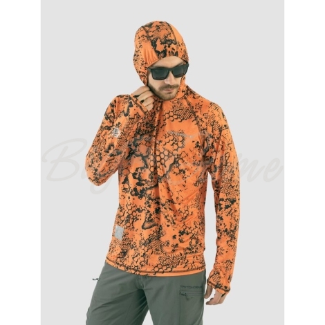 Джерси TRITON InterLock цвет Orang Print фото 5