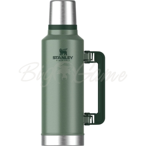 Термос STANLEY Classic 1,9 л (тепло 45 ч / холод 48 ч) цвет тёмно-зелёный фото 1