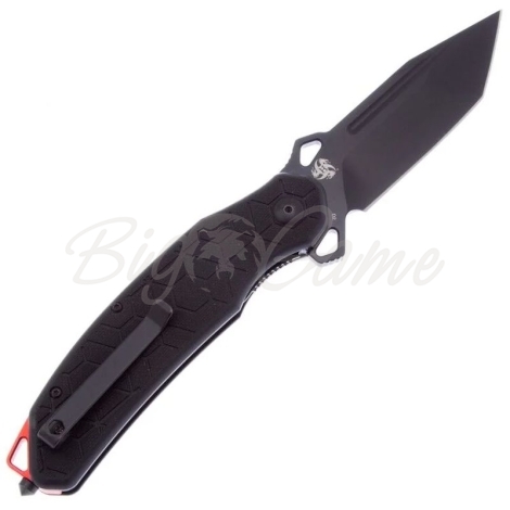 Нож складной полуавтоматический BOKER Yokai сталь D2 рукоять стеклотекстолит G10 цв. Черный фото 4