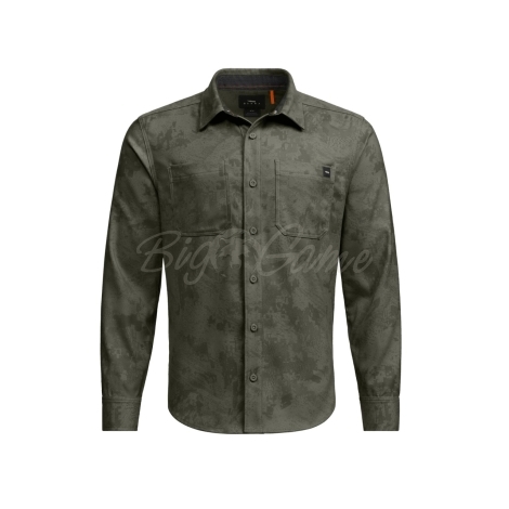Куртка SITKA Bridger Camo LS Flannel цвет Hemlock Green Camo фото 1