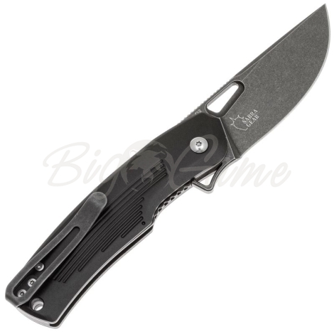 Нож складной полуавтоматический BOKER Nahal сталь D2 рукоять Алюминий цв. Черный фото 3