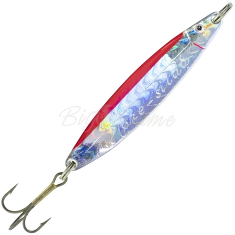 Блесна колеблющаяся BLUE FOX Moresilda Holographic 18 г код цв. 02 Silver Red фото 1